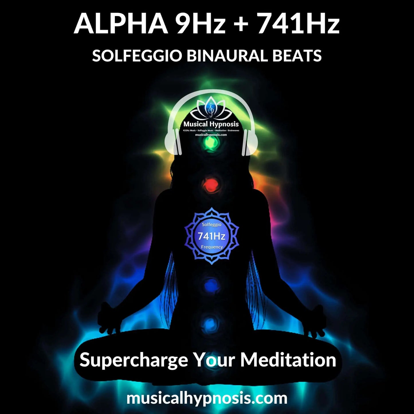 Alpha 9Hz and 741Hz Solfeggio Binaural Beats | 30 minutes