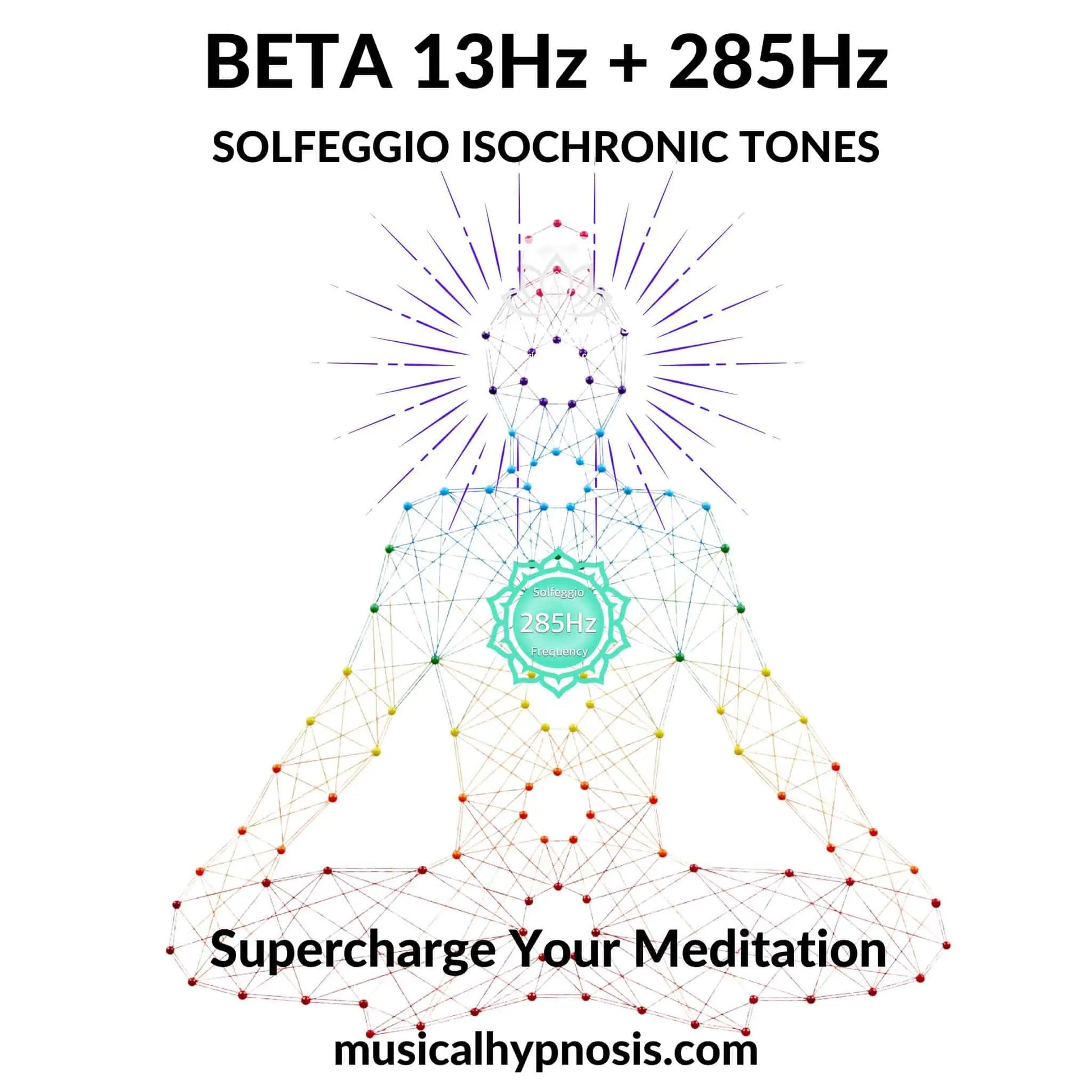 Beta 13Hz and 285Hz Solfeggio Isochronic Tones Meditation | 30 minutes
