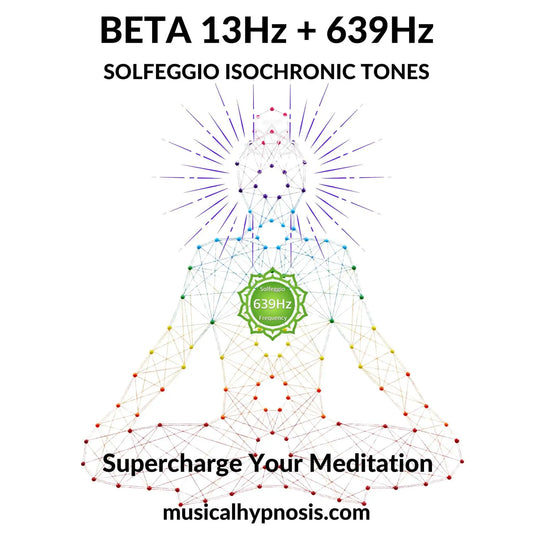 Beta 13Hz and 639Hz Solfeggio Isochronic Tones | 30 minutes