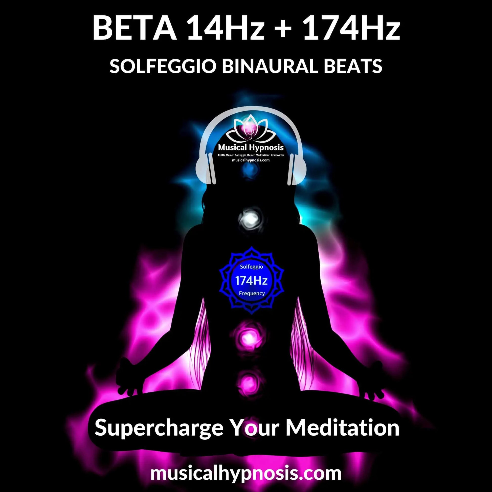 Beta 14Hz and 174Hz Solfeggio Binaural Beats | 30 minutes