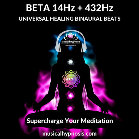 Beta 14Hz and 432Hz Universal Healing Binaural Beats | 30 minutes