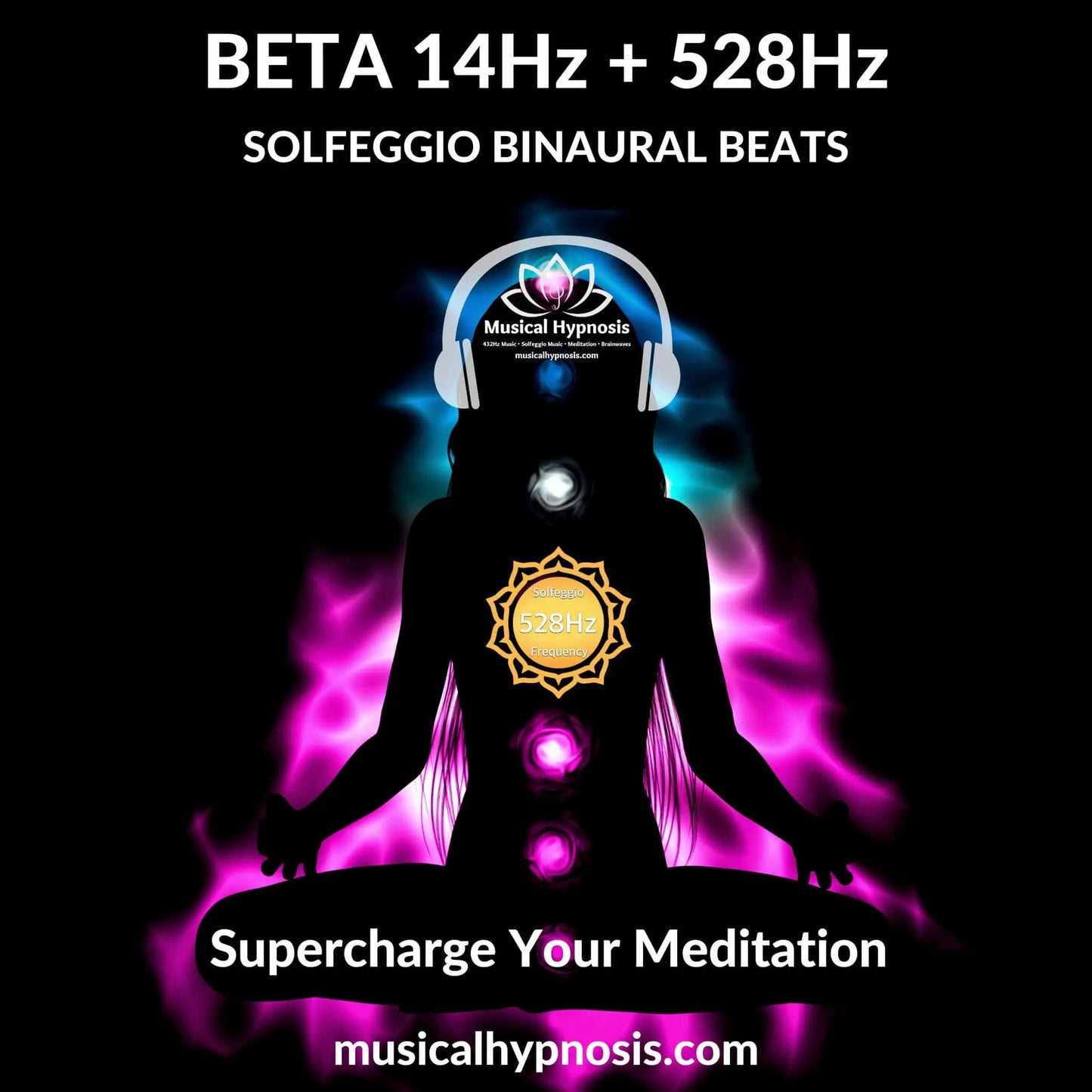 Beta 14Hz and 528Hz Solfeggio Binaural Beats | 30 minutes