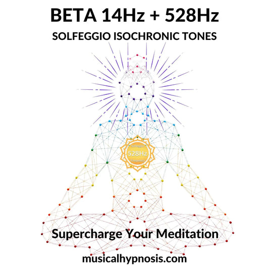 Beta 14Hz and 528Hz Solfeggio Isochronic Tones | 30 minutes