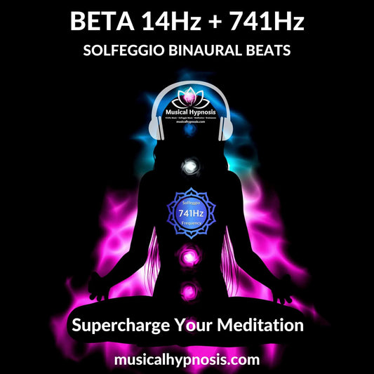 Beta 14Hz and 741Hz Solfeggio Binaural Beats | 30 minutes
