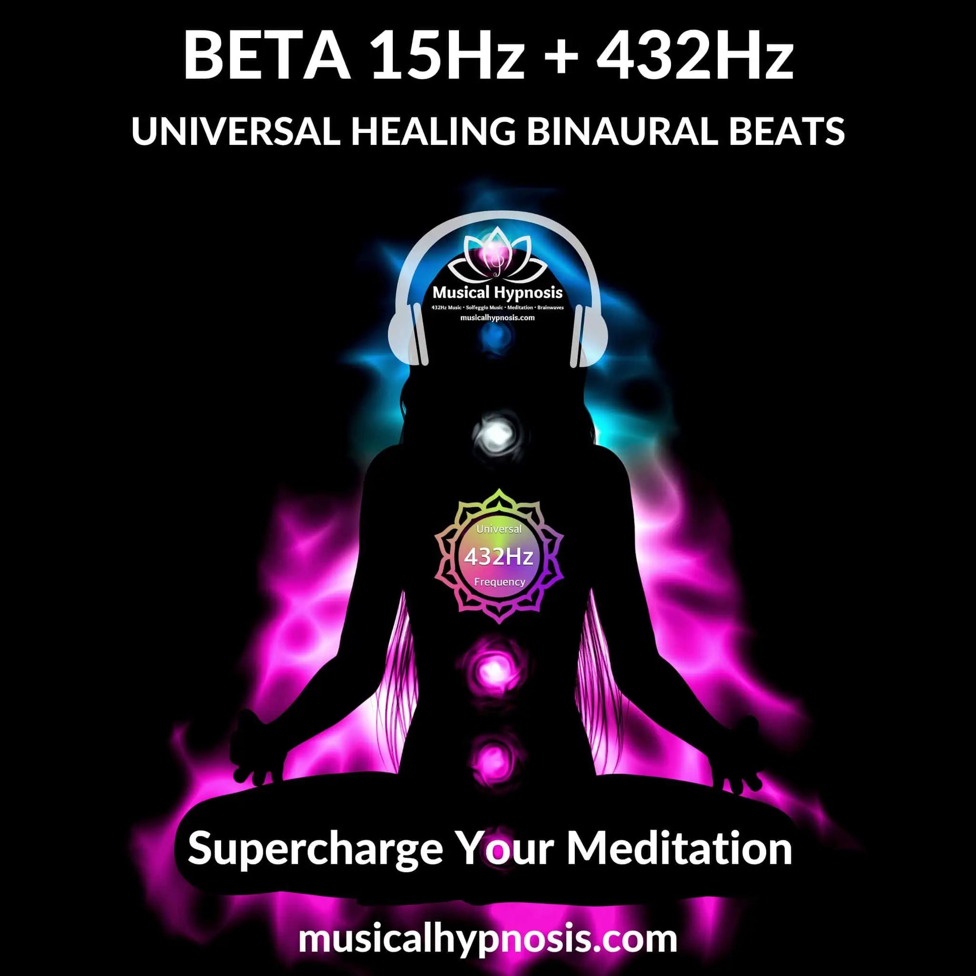 Beta 15Hz and 432Hz Universal Healing Binaural Beats | 30 minutes