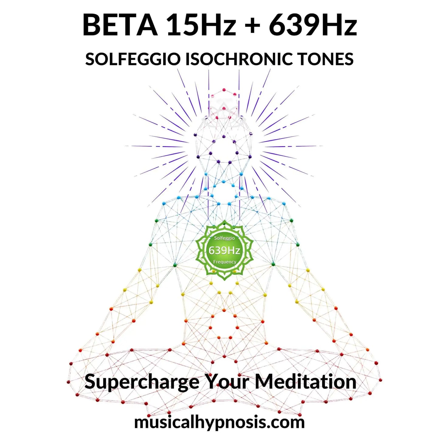 Beta 15Hz and 639Hz Solfeggio Isochronic Tones | 30 minutes