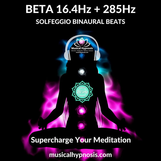 Beta 16.4Hz and 285Hz Solfeggio Binaural Beats | 30 minutes