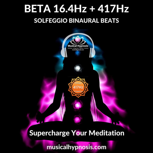 Beta 16.4Hz and 417Hz Solfeggio Binaural Beats | 30 minutes