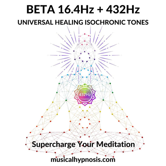 Beta 16.4Hz and 432Hz Universal Healing Isochronic Tones | 30 minutes