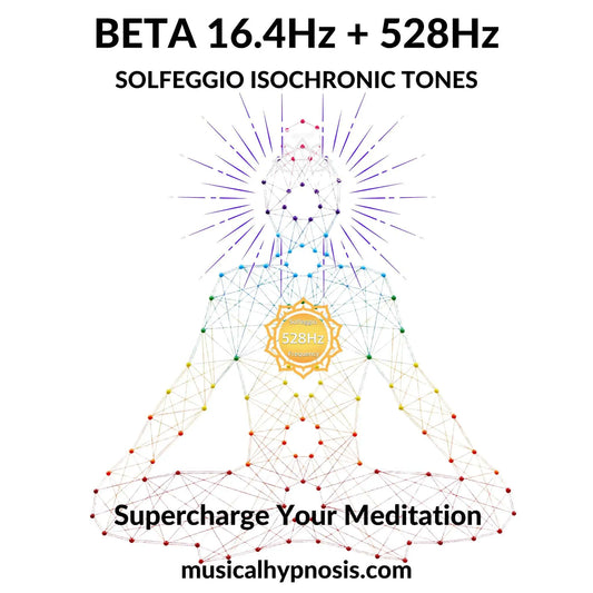 Beta 16.4Hz and 528Hz Solfeggio Isochronic Tones | 30 minutes