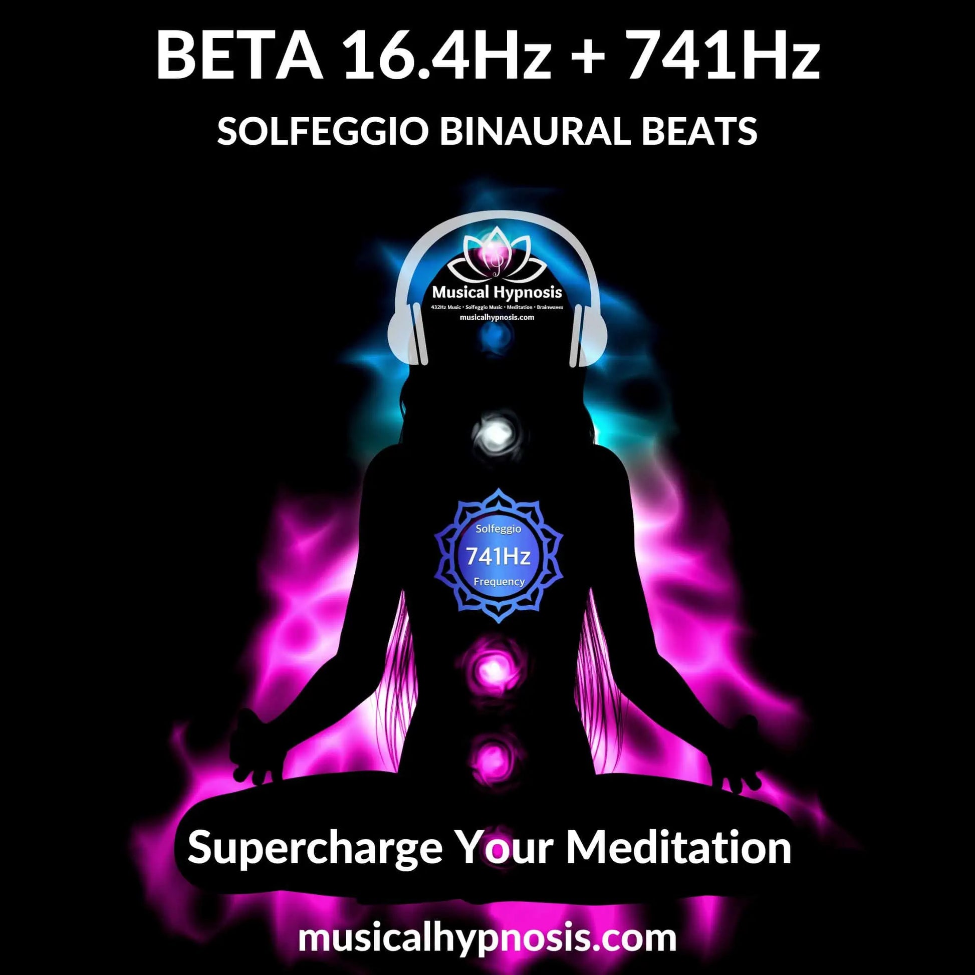 Beta 16.4Hz and 741Hz Solfeggio Binaural Beats | 30 minutes
