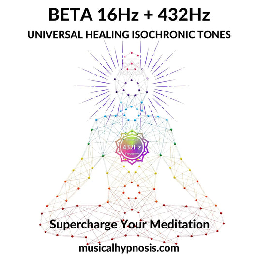 Beta 16Hz and 432Hz Universal Isochronic Tones | 30 minutes