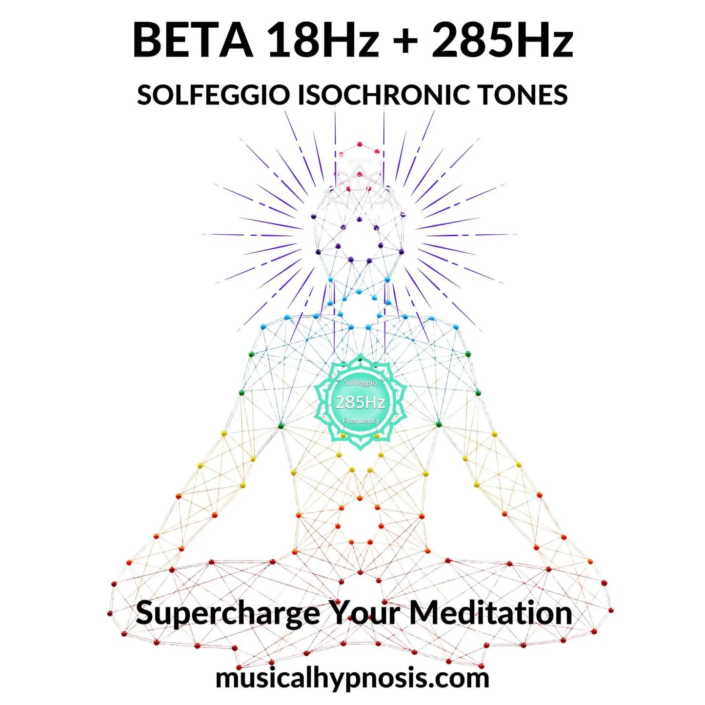 Beta 18Hz and 285Hz Solfeggio Isochronic Tones | 30 minutes