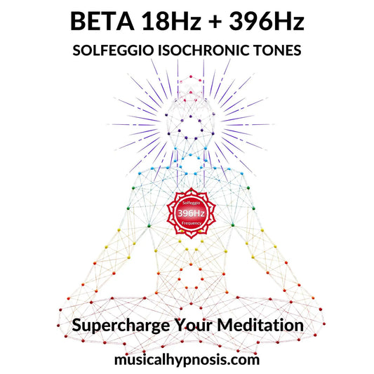 Beta 18Hz and 396Hz Solfeggio Isochronic Tones | 30 minutes