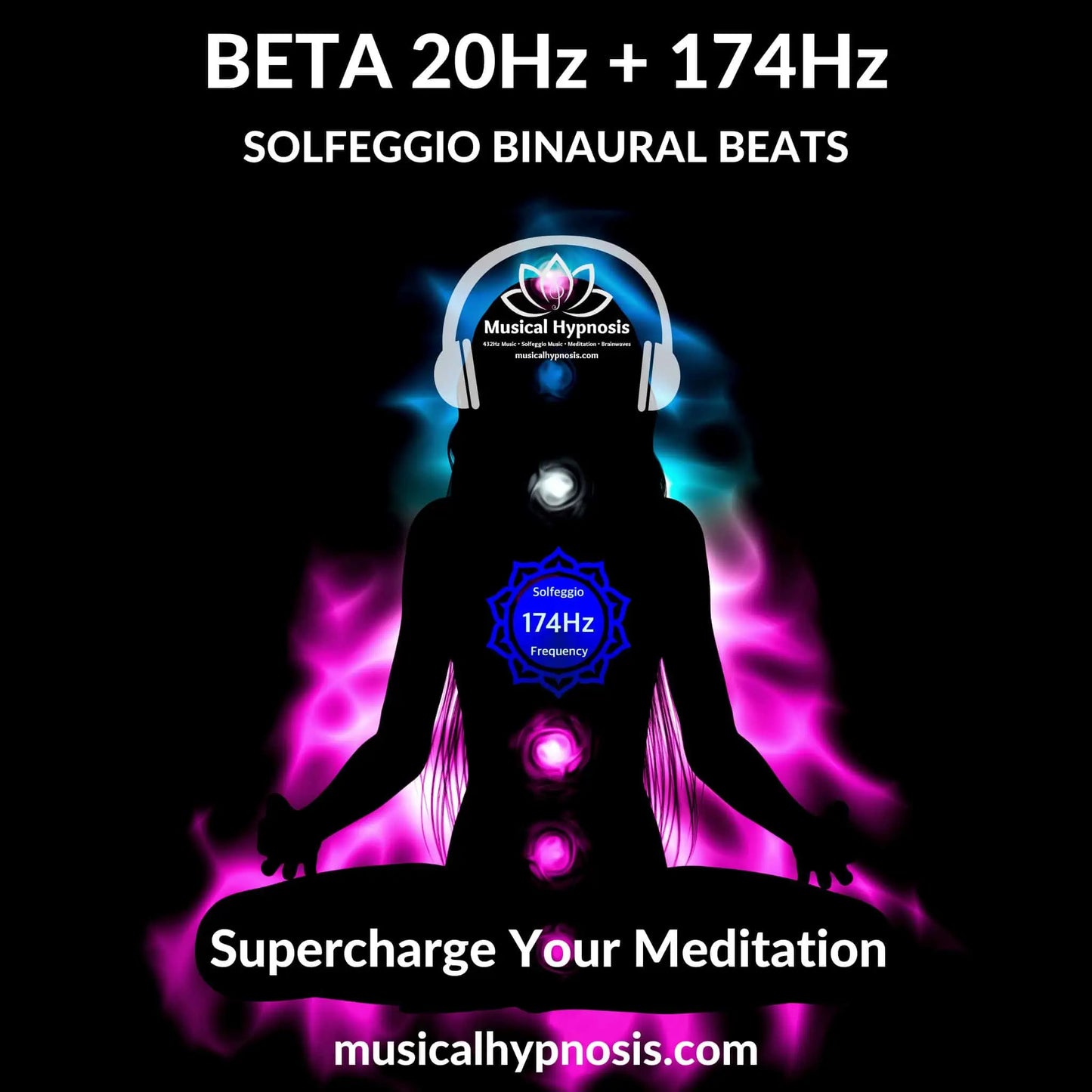 Beta 20Hz and 174Hz Solfeggio Binaural Beats | 30 minutes