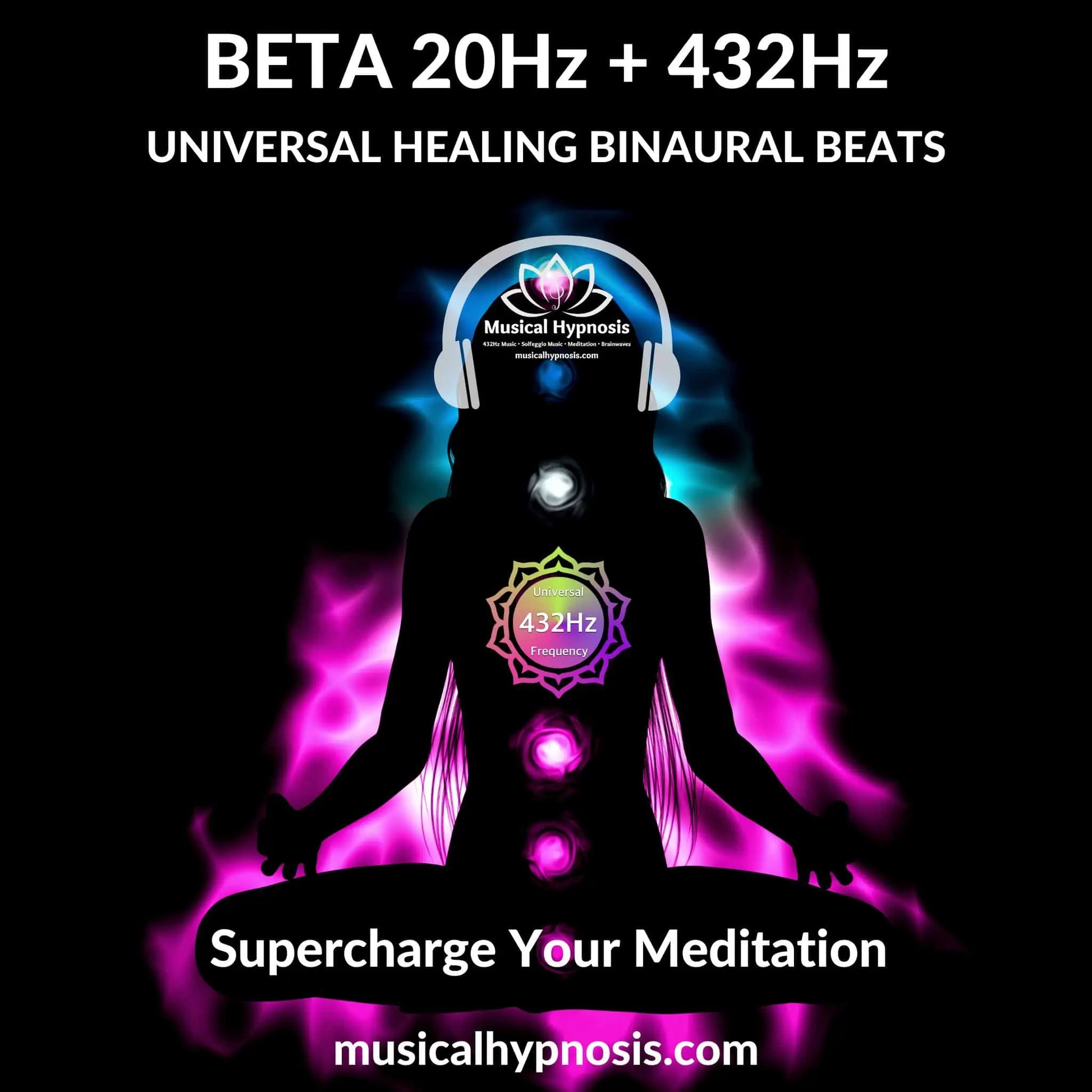 Beta 20Hz and 432Hz Universal Healing Binaural Beats | 30 minutes