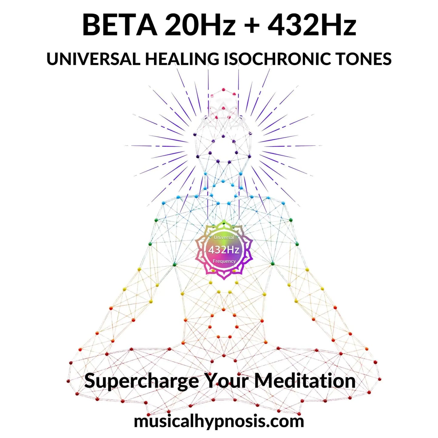Beta 20Hz and 432Hz Universal Healing Isochronic Tones | 30 minutes