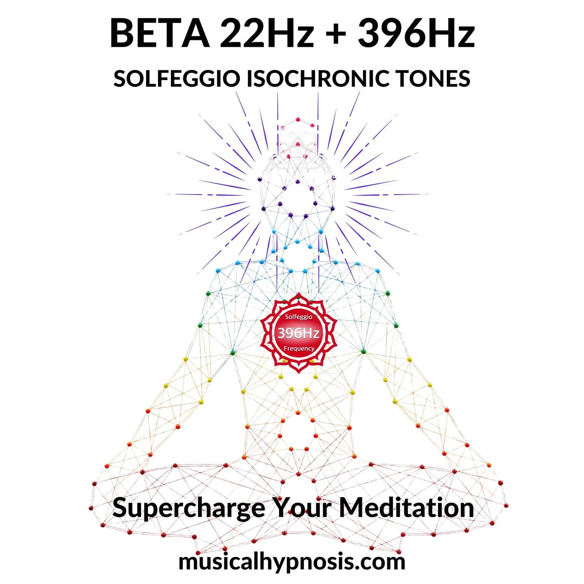 Beta 22Hz and 396Hz Solfeggio Isochronic Tones | 30 minutes