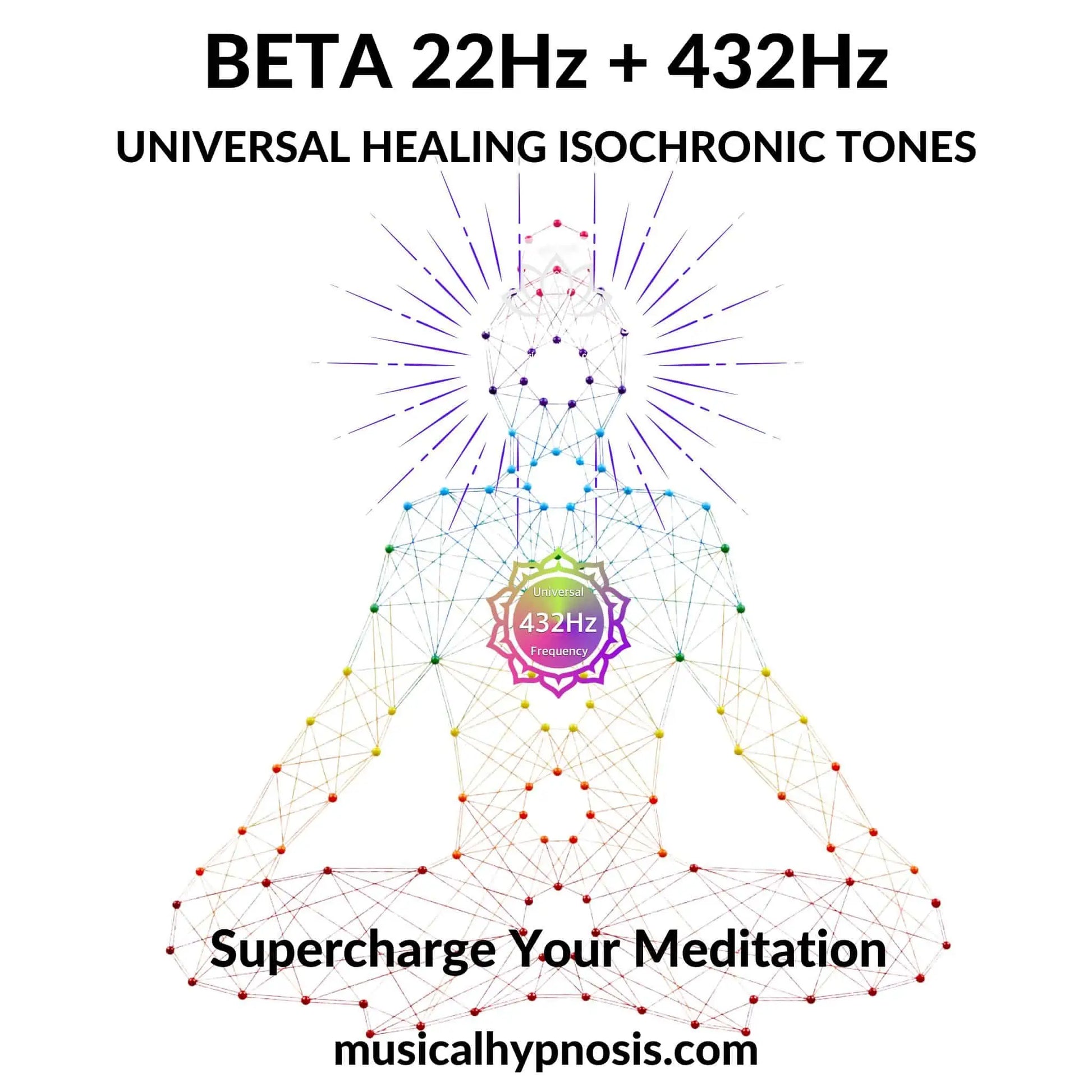 Beta 22Hz and 432Hz Universal Healing Isochronic Tones | 30 minutes