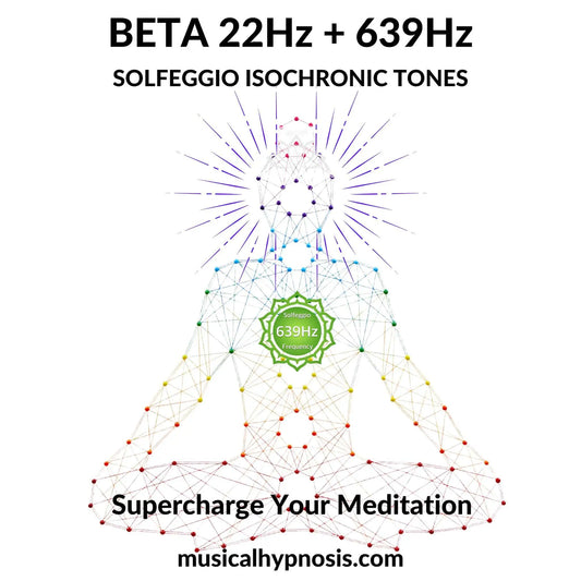 Beta 22Hz and 639Hz Solfeggio Isochronic Tones | 30 minutes