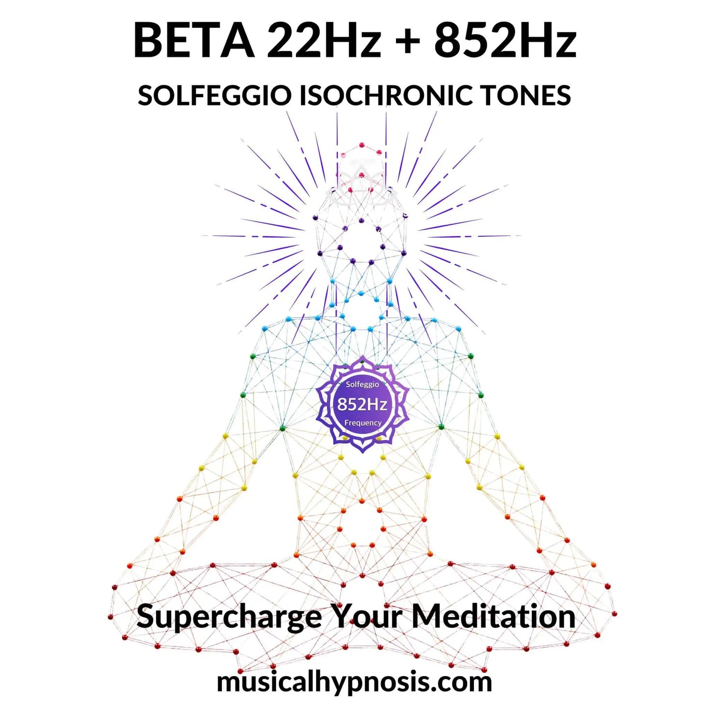 Beta 22Hz and 852Hz Solfeggio Isochronic Tones | 30 minutes