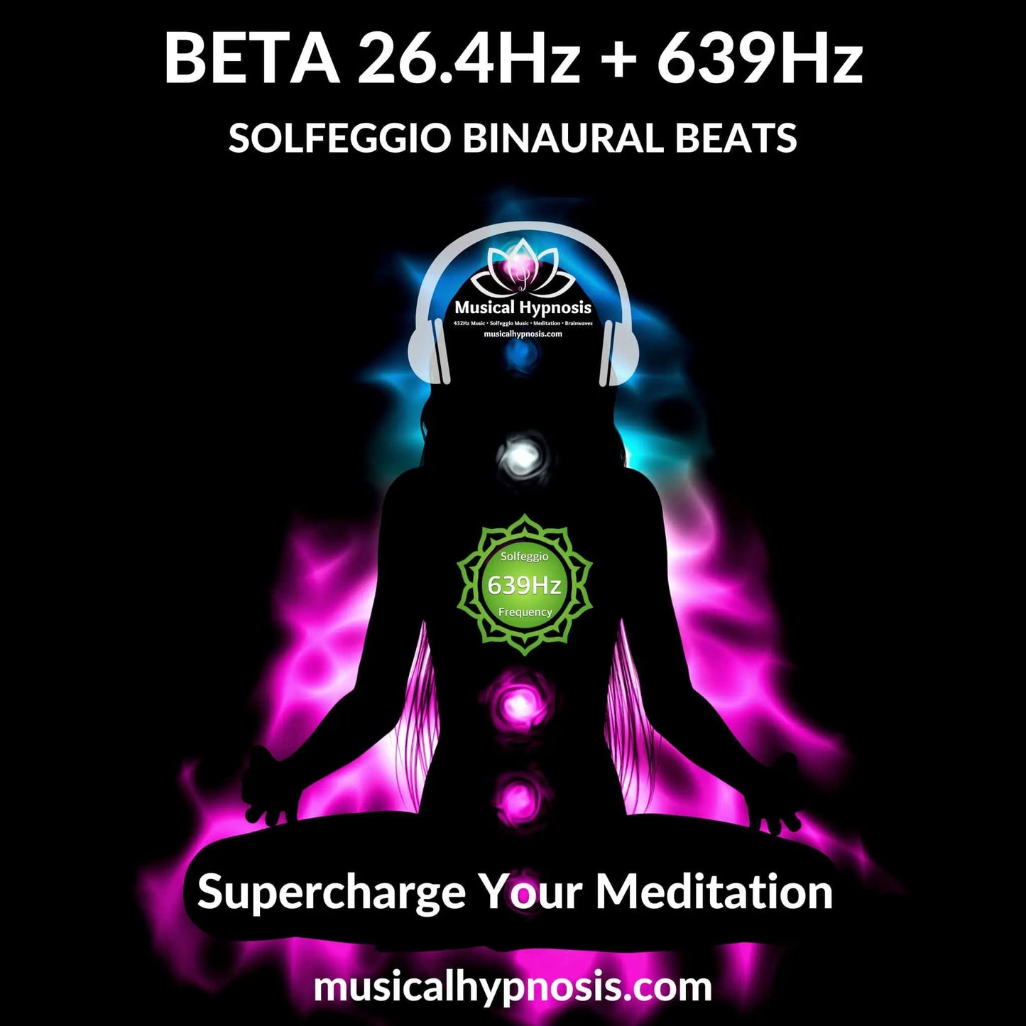 Beta 26.4Hz and 639Hz Solfeggio Binaural Beats | 30 minutes