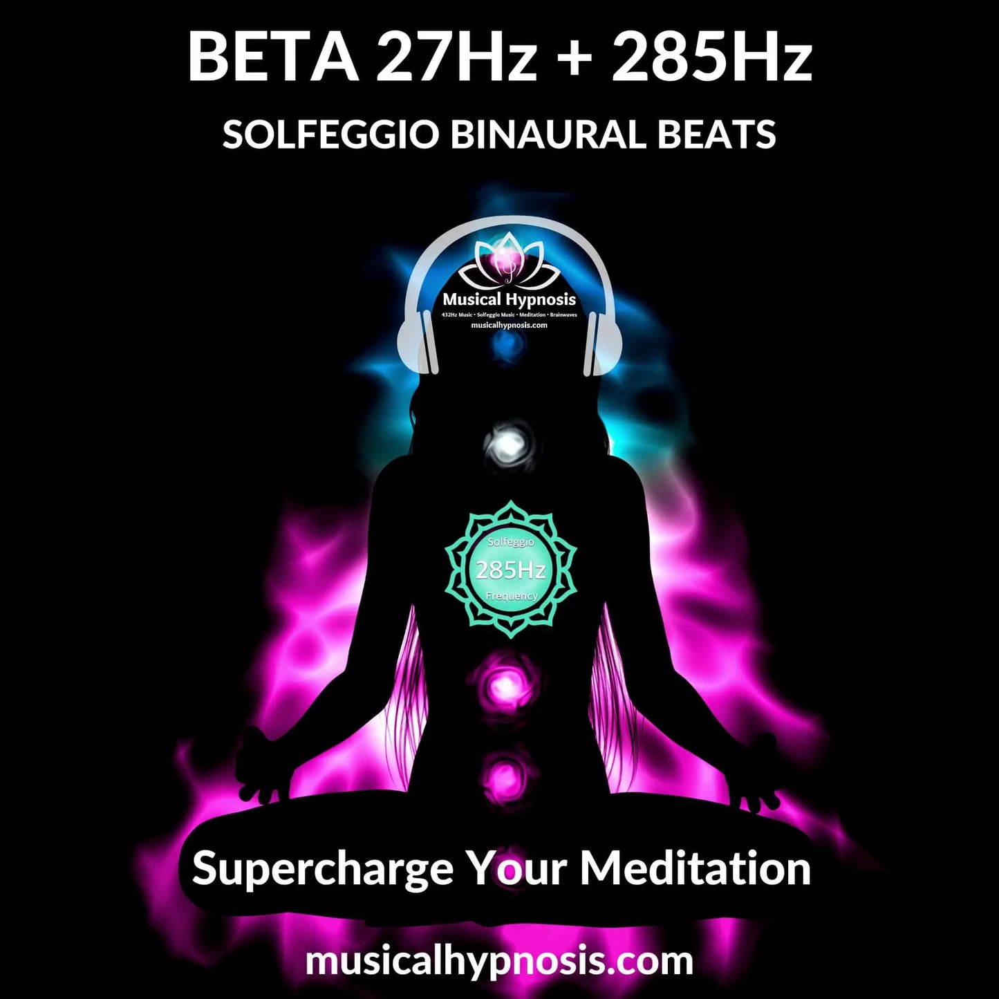 Beta 27Hz and 285Hz Solfeggio Binaural Beats | 30 minutes