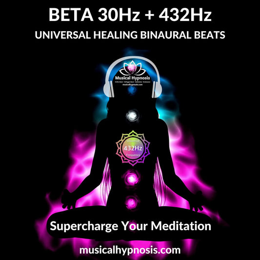 Beta 30Hz and 432Hz Universal Healing Binaural Beats | 30 minutes