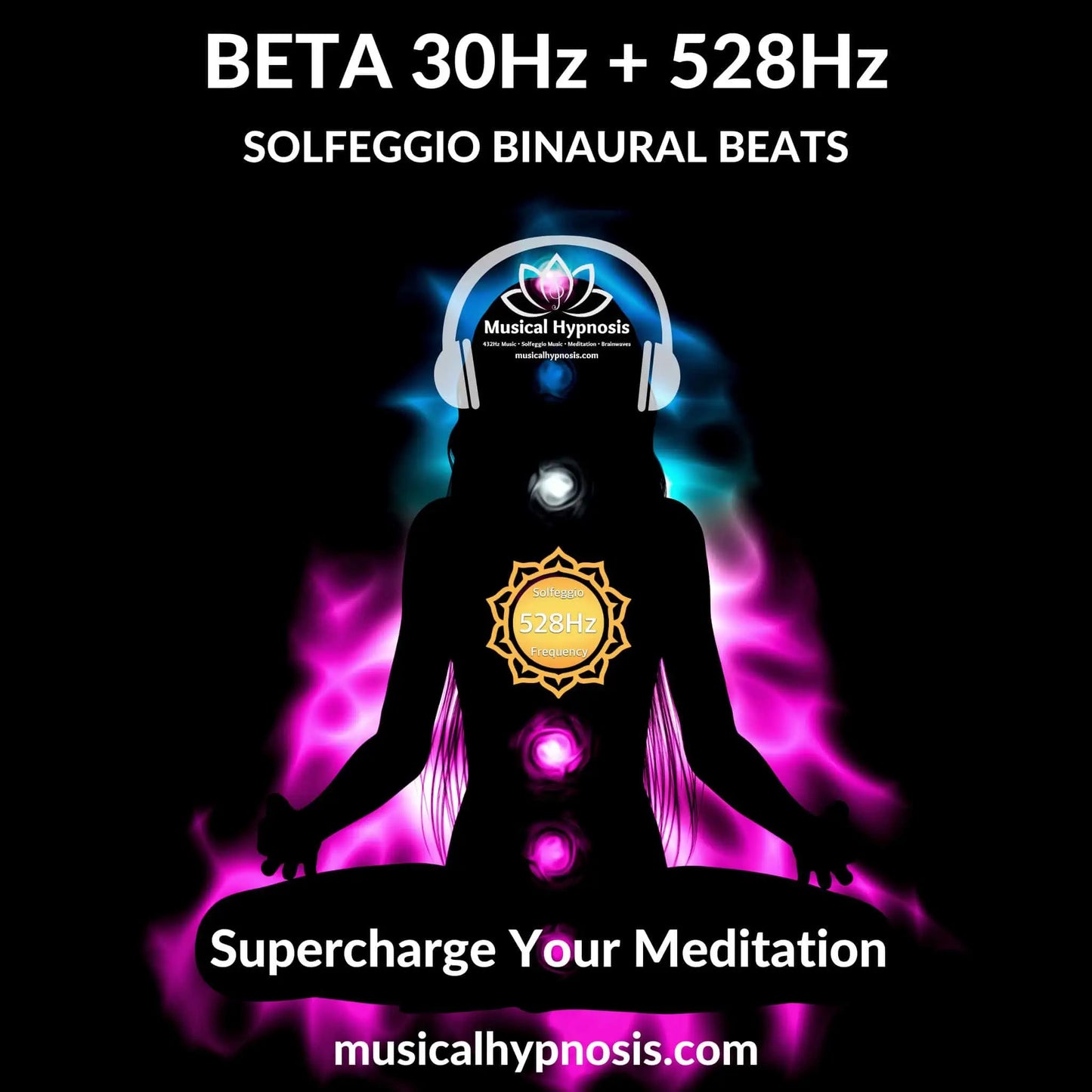 Beta 30Hz and 528Hz Solfeggio Binaural Beats | 30 minutes