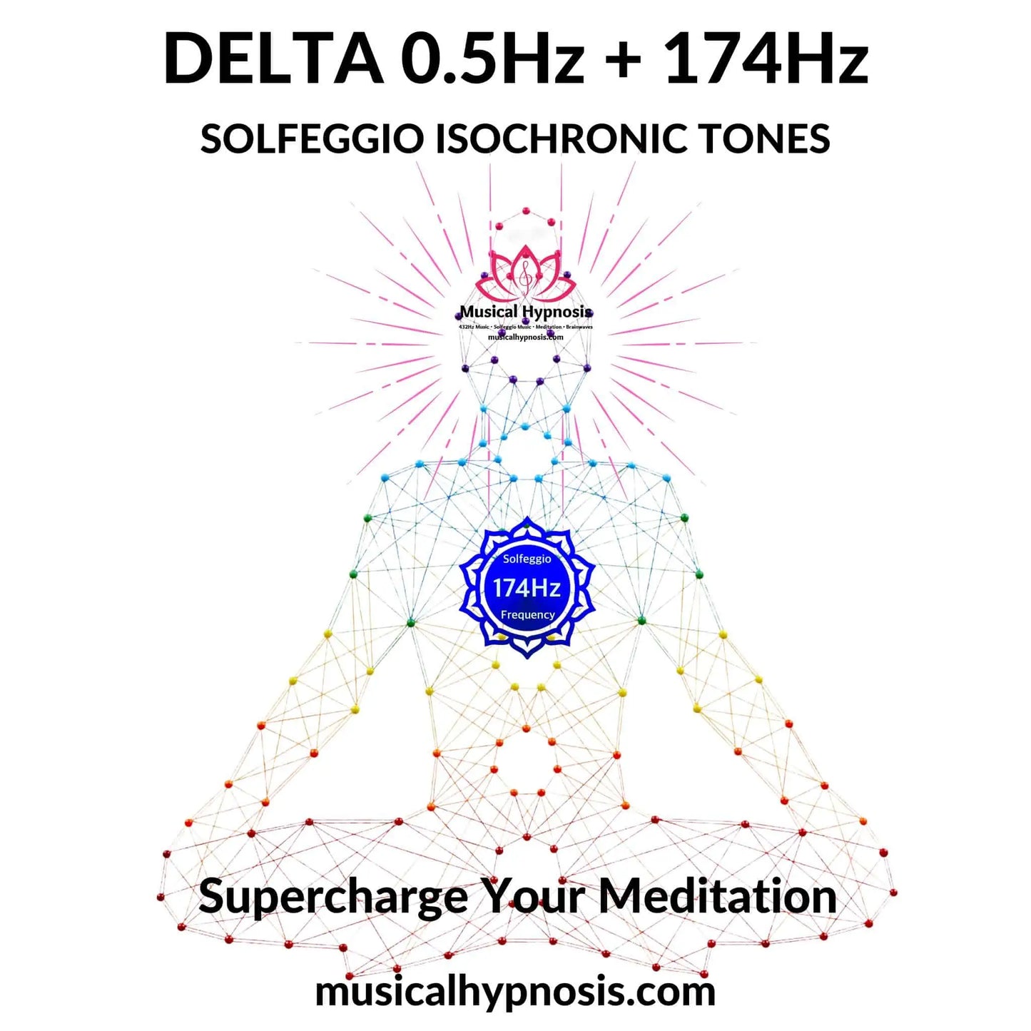 Delta 0.5Hz and 174Hz Solfeggio Isochronic Tones | 30 minutes
