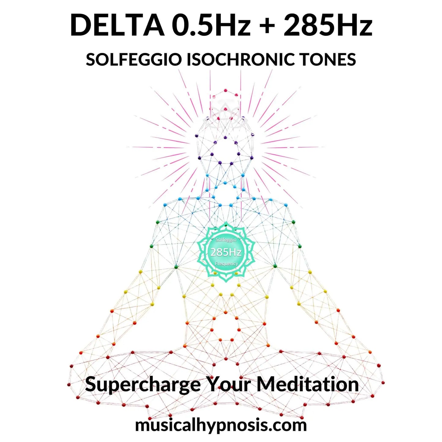 Delta 0.5Hz and 285Hz Solfeggio Isochronic Tones | 30 minutes