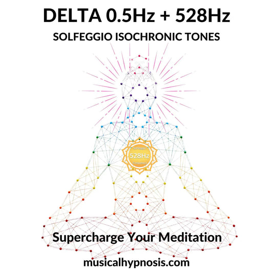 Delta 0.5Hz and 528Hz Solfeggio Isochronic Tones | 30 minutes