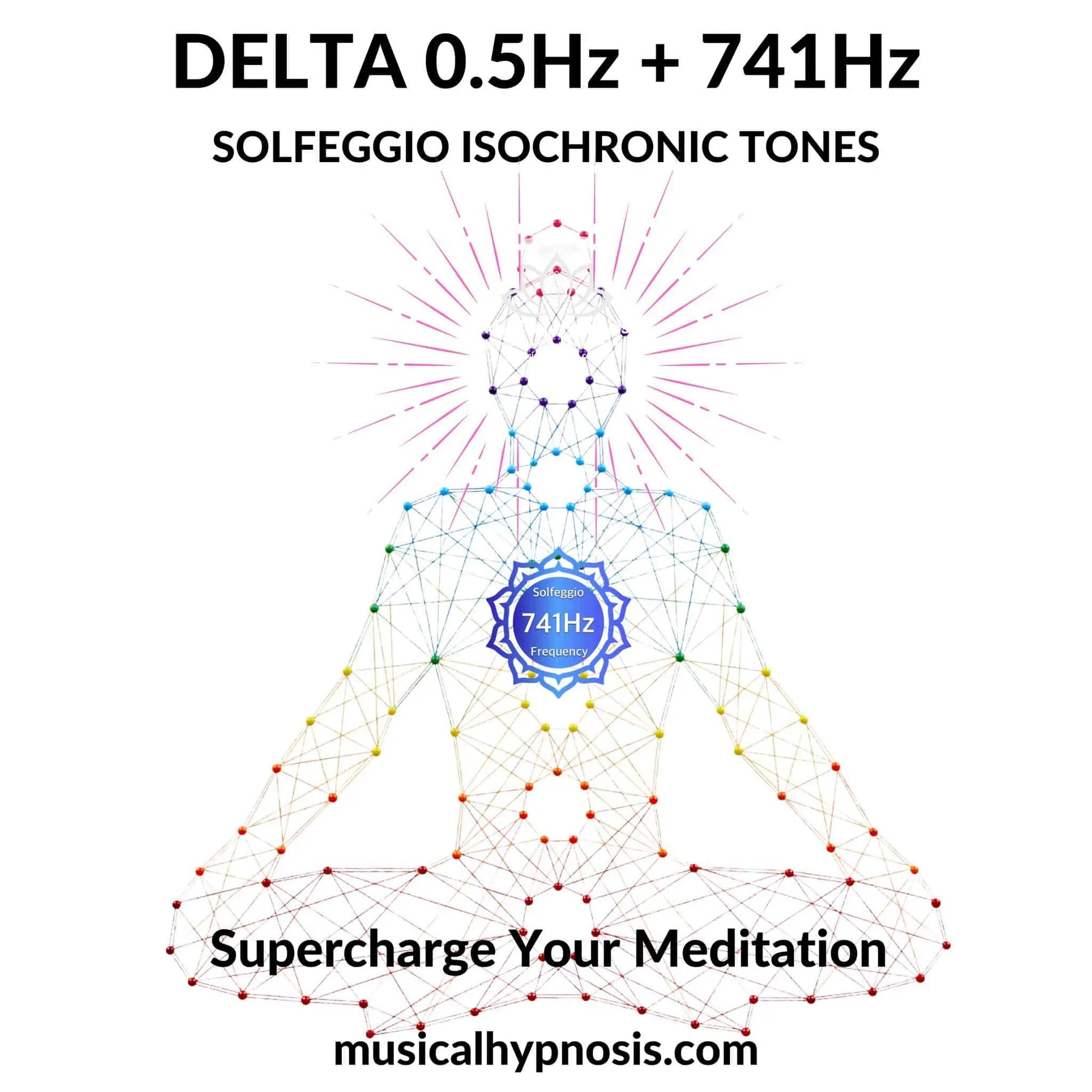 Delta 0.5Hz and 741Hz Solfeggio Isochronic Tones | 30 minutes