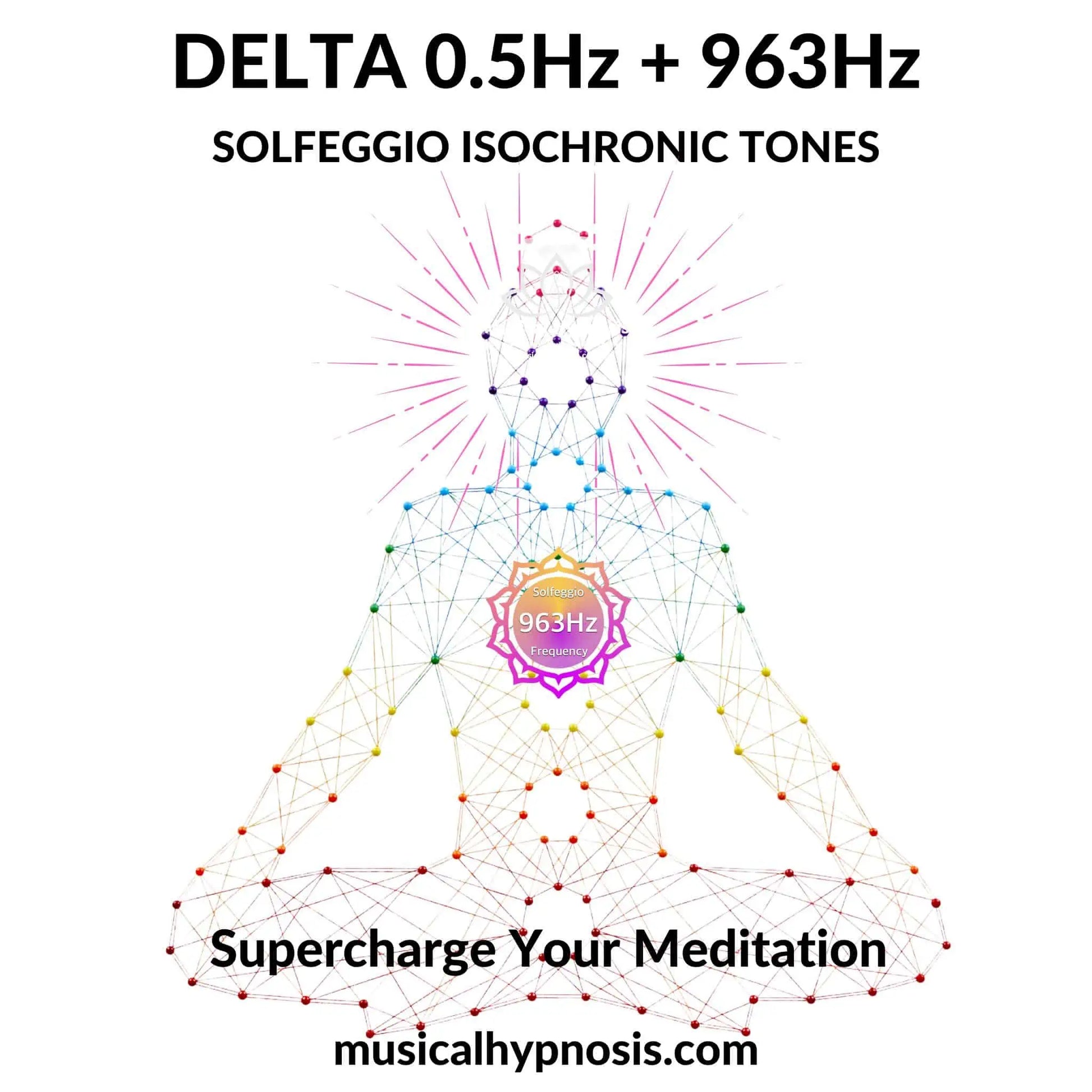Delta 0.5Hz and 963Hz Solfeggio Isochronic Tones | 30 minutes