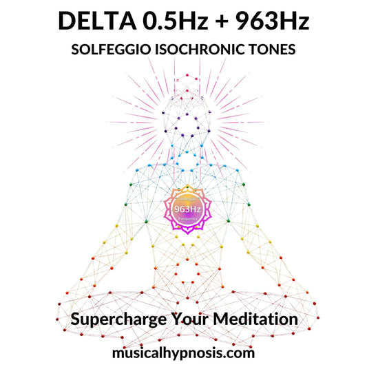 Delta 0.5Hz and 963Hz Solfeggio Isochronic Tones | 30 minutes