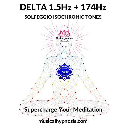 Delta 1.5Hz and 174Hz Solfeggio Isochronic Tones | 30 minutes