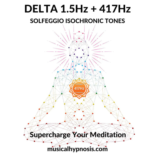 Delta 1.5Hz and 417Hz Solfeggio Isochronic Tones | 30 minutes