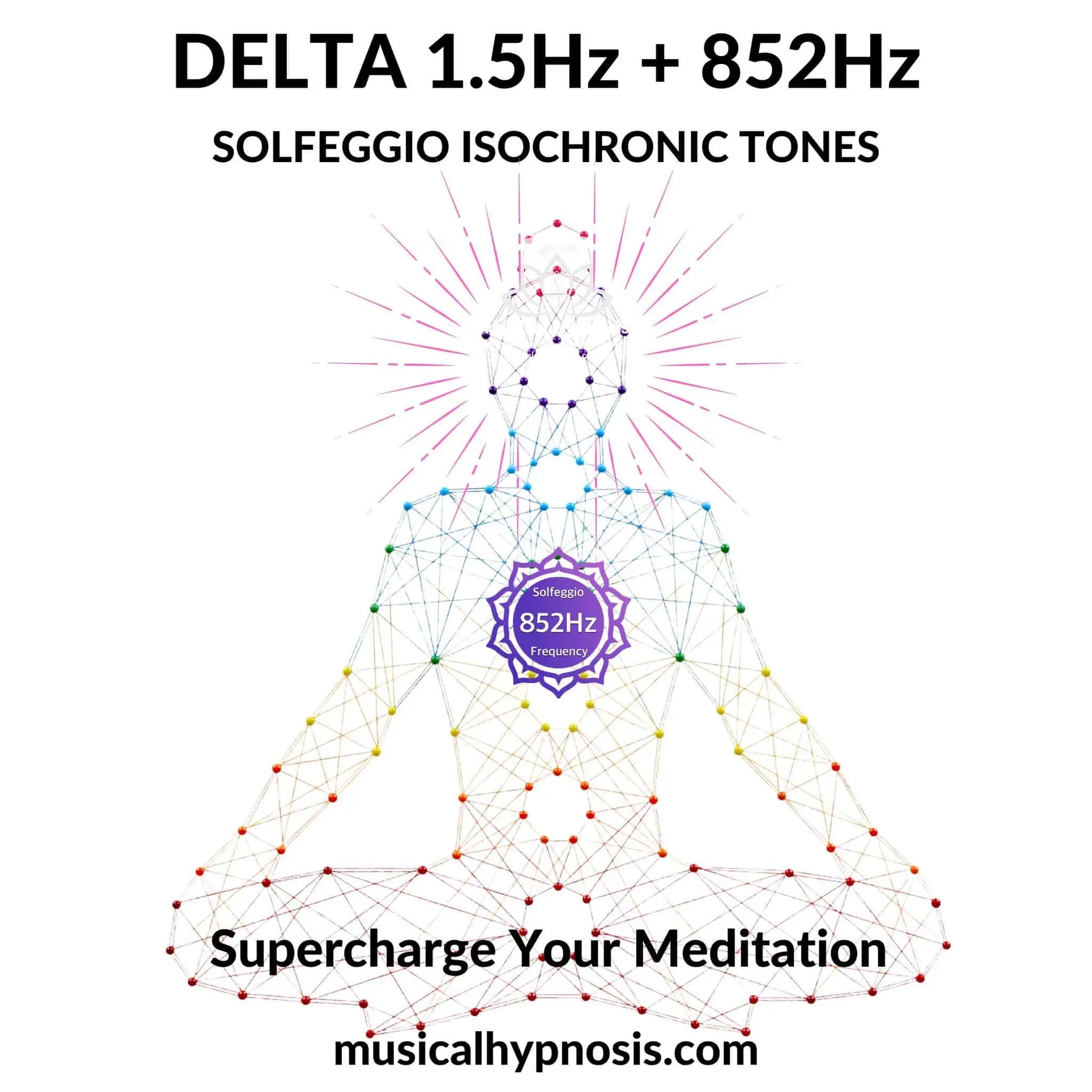 Delta 1.5Hz and 852Hz Solfeggio Isochronic Tones | 30 minutes