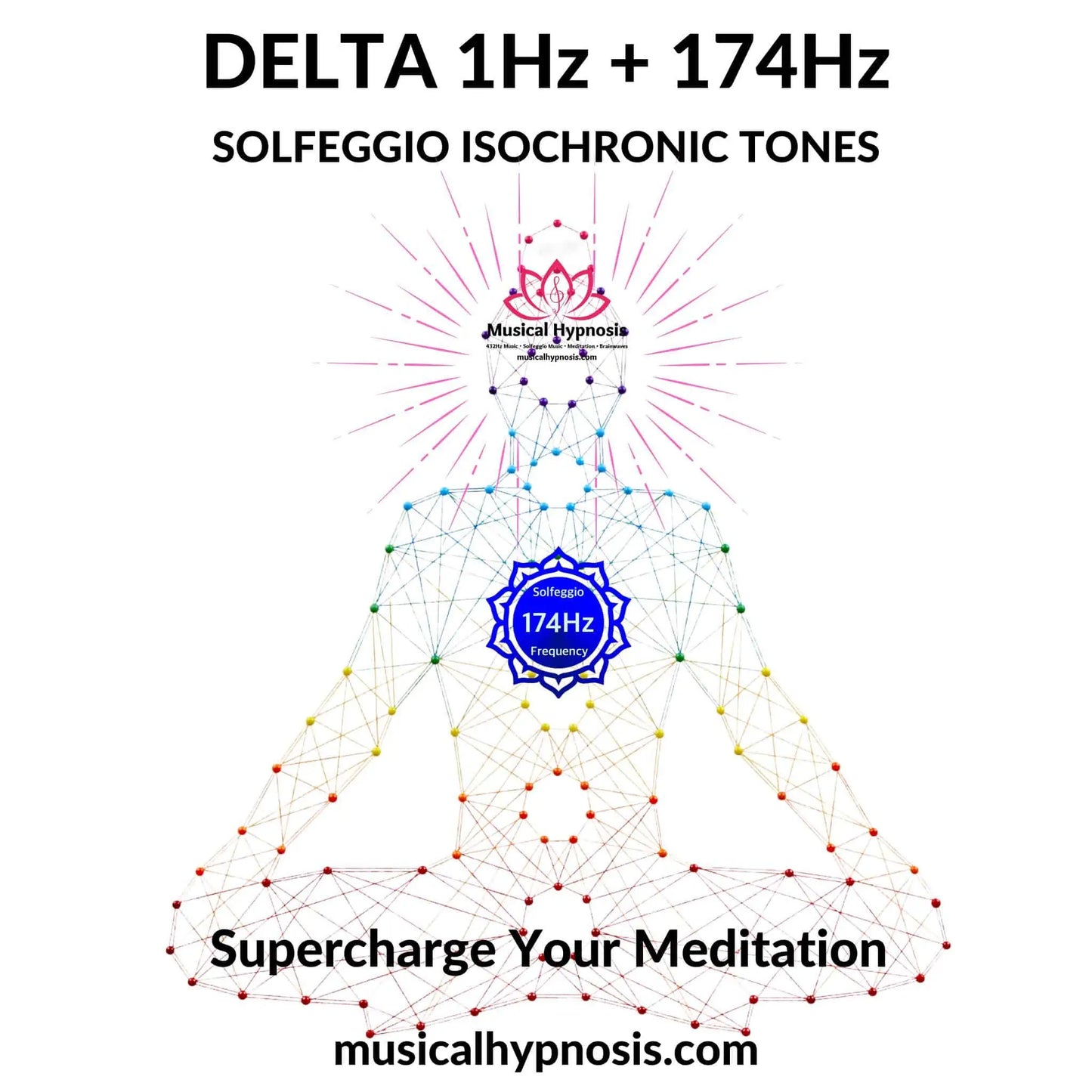 Delta 1Hz and 174Hz Solfeggio Isochronic Tones | 30 minutes