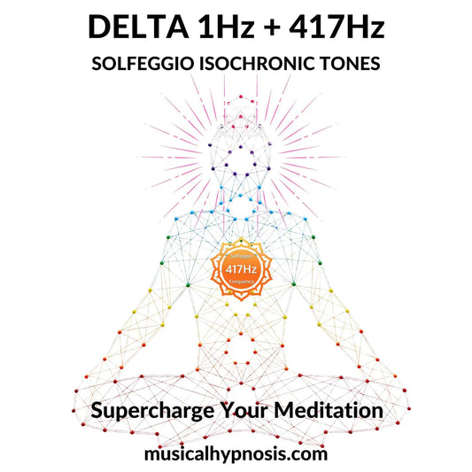 Delta 1Hz and 417Hz Solfeggio Isochronic Tones | 30 minutes