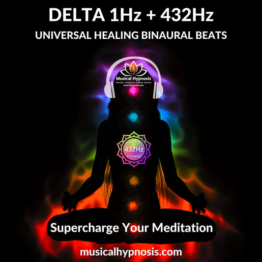 Delta 1Hz and 432Hz Universal Healing Binaural Beats | 30 minutes