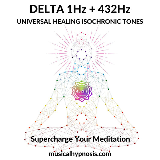 Delta 1Hz and 432Hz Universal Healing Isochronic Tones | 30 minutes