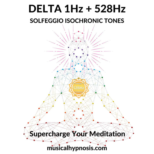 Delta 1Hz and 528Hz Solfeggio Isochronic Tones | 30 minutes