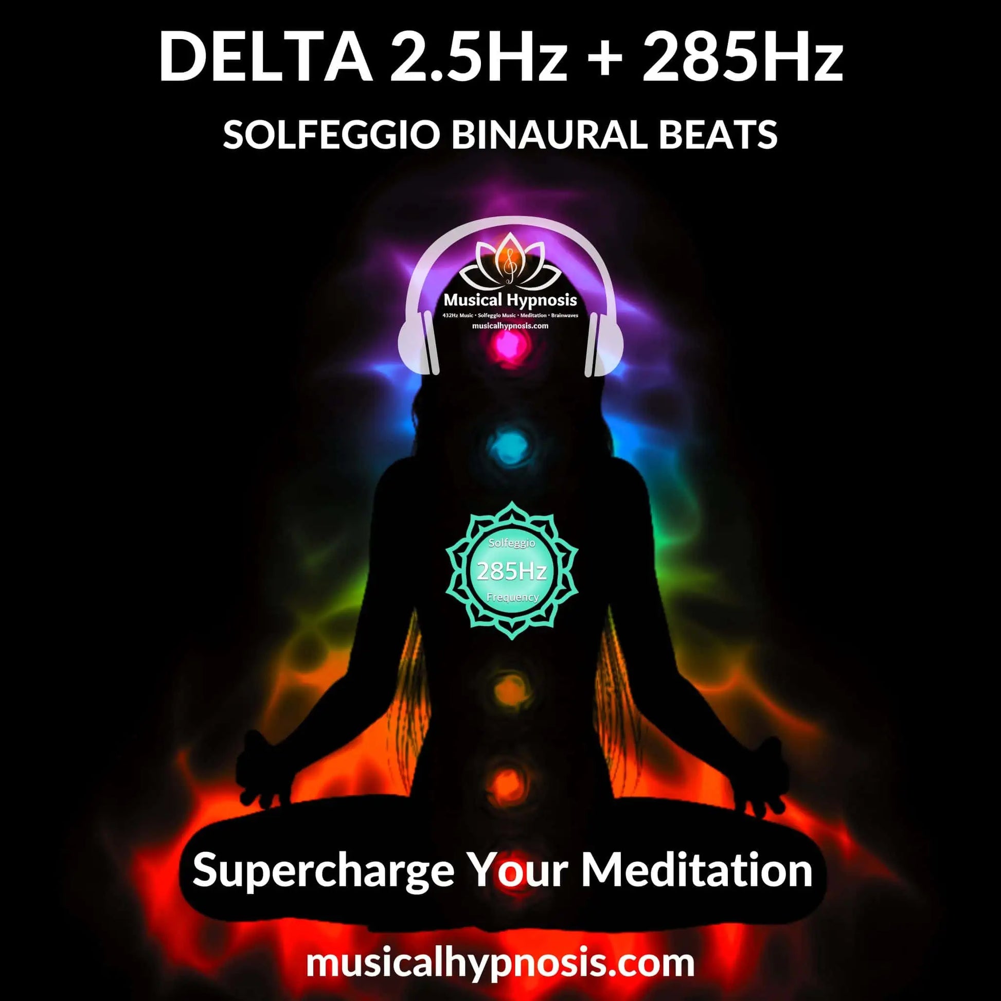 Delta 2.5Hz and 285Hz Solfeggio Binaural Beats | 30 minutes