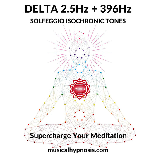 Delta 2.5Hz and 396Hz Solfeggio Isochronic Tones | 30 minutes
