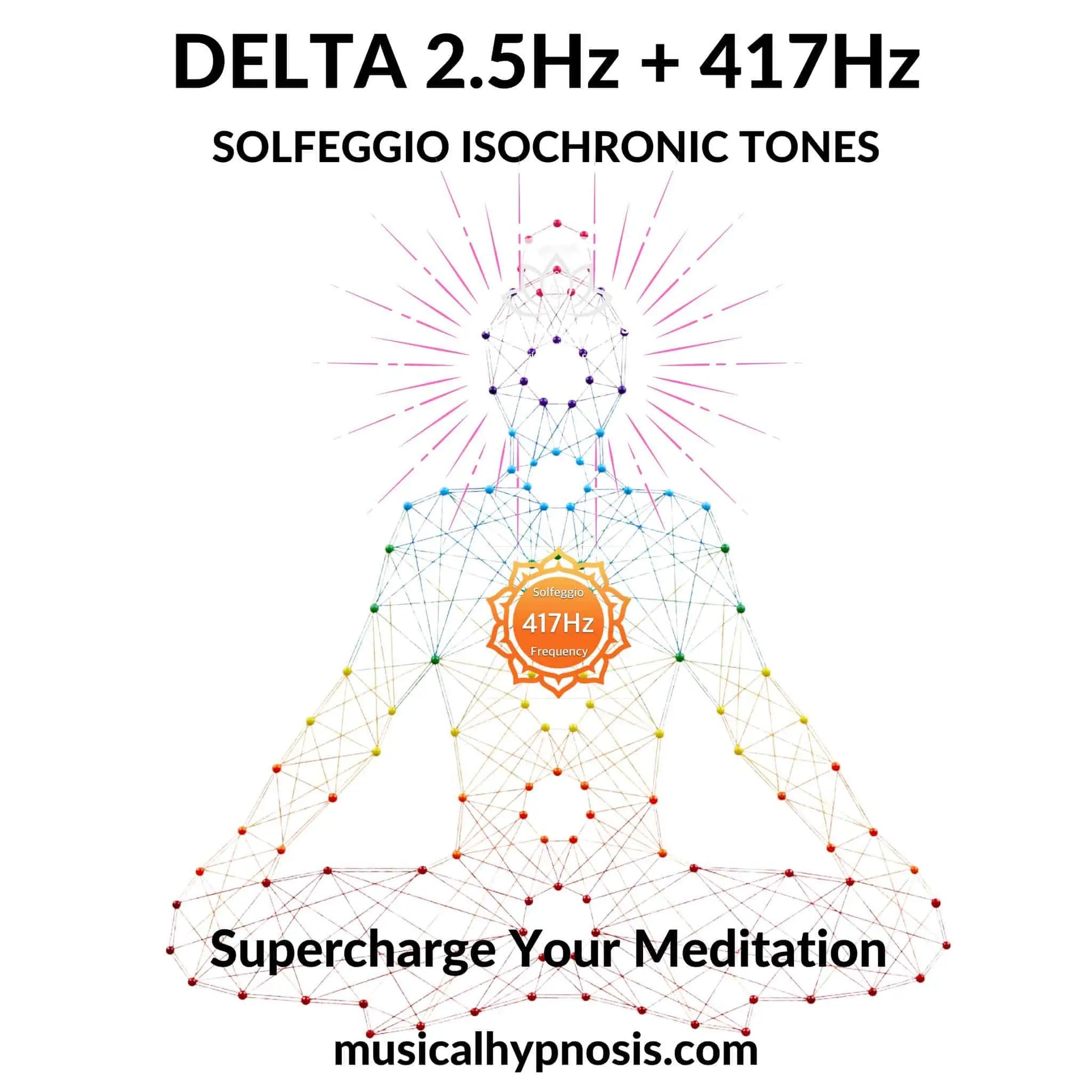 Delta 2.5Hz and 417Hz Solfeggio Isochronic Tones | 30 minutes