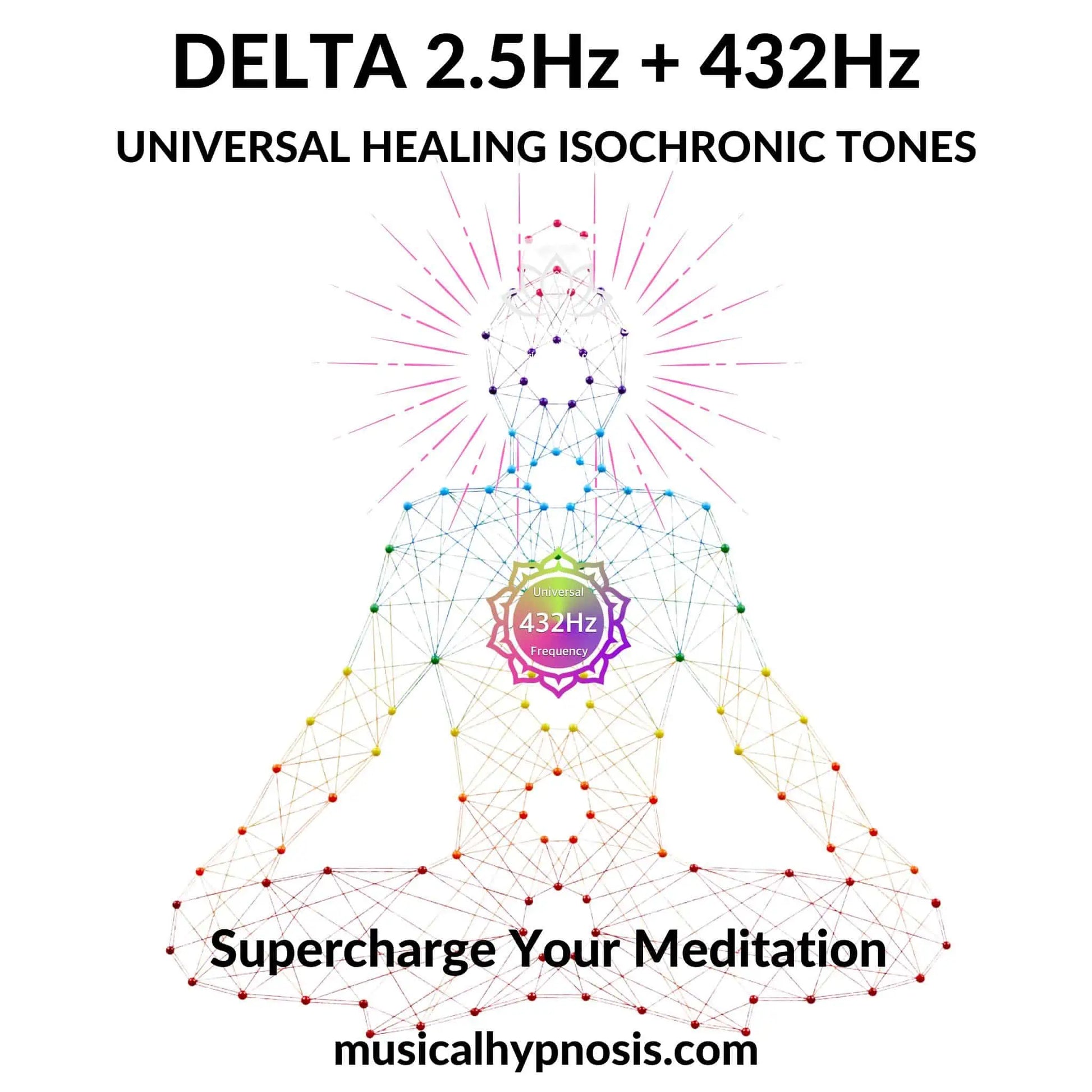 Delta 2.5Hz and 432Hz Universal Healing Isochronic Tones | 30 minutes