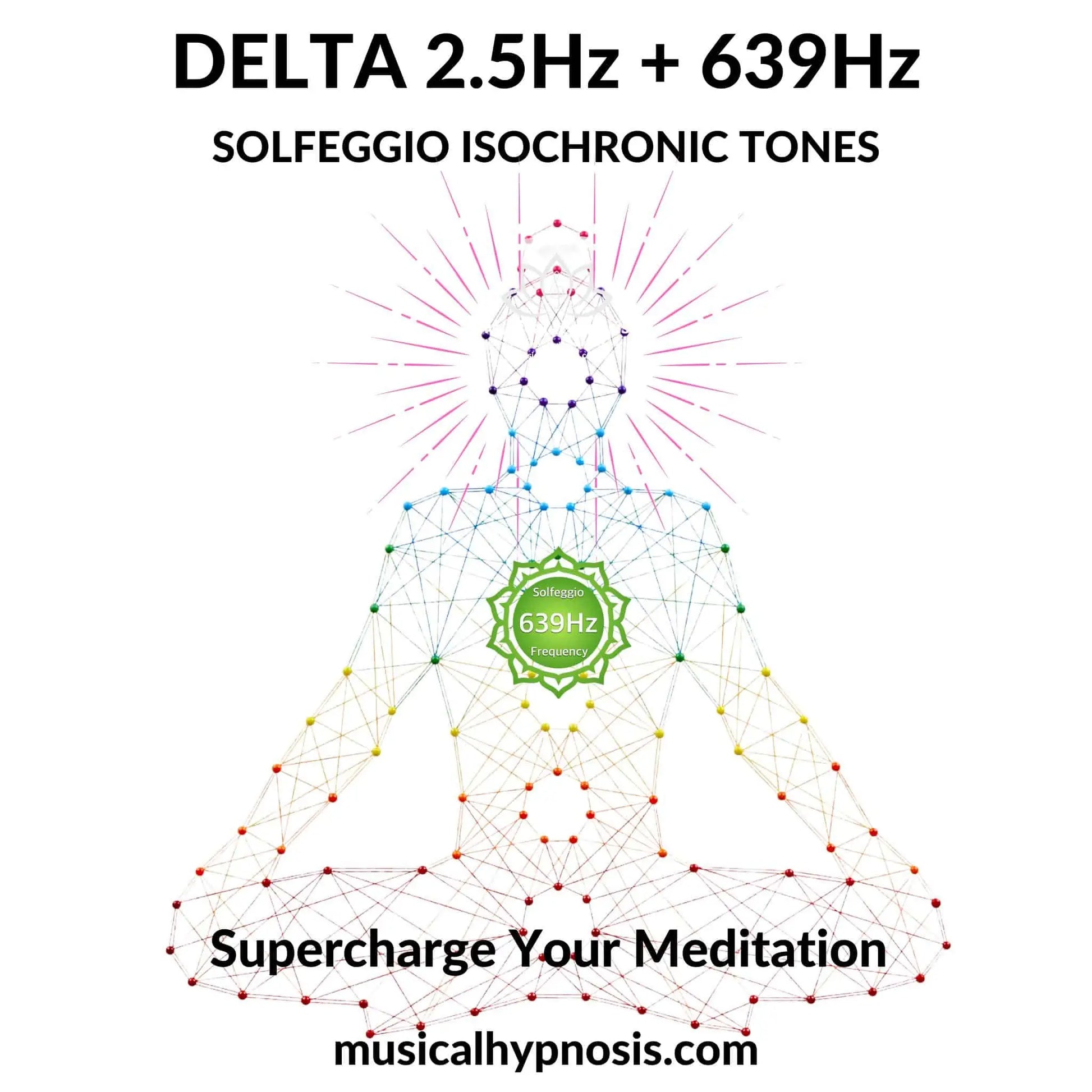 Delta 2.5Hz and 639Hz Solfeggio Isochronic Tones | 30 minutes