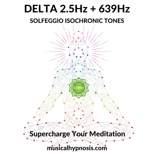 Delta 2.5Hz and 639Hz Solfeggio Isochronic Tones | 30 minutes