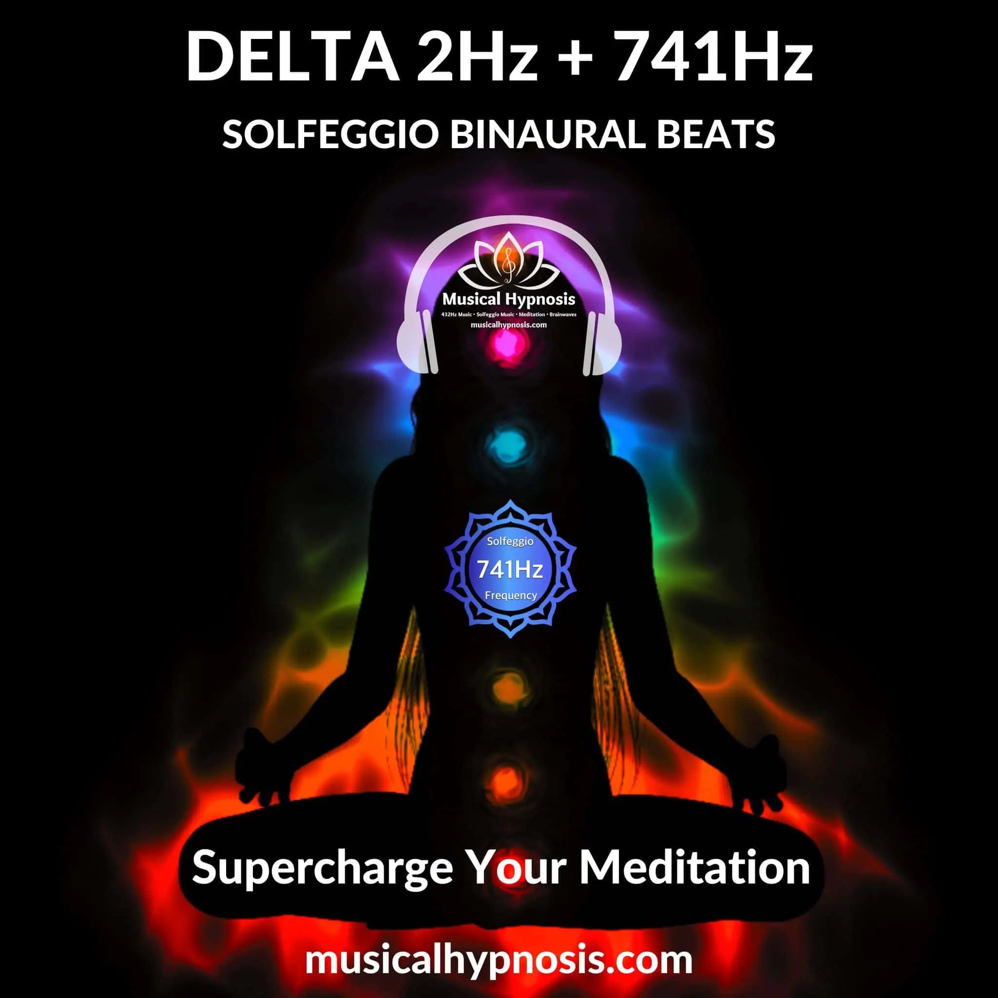 Delta 2Hz and 741Hz Solfeggio Binaural Beats | 30 minutes